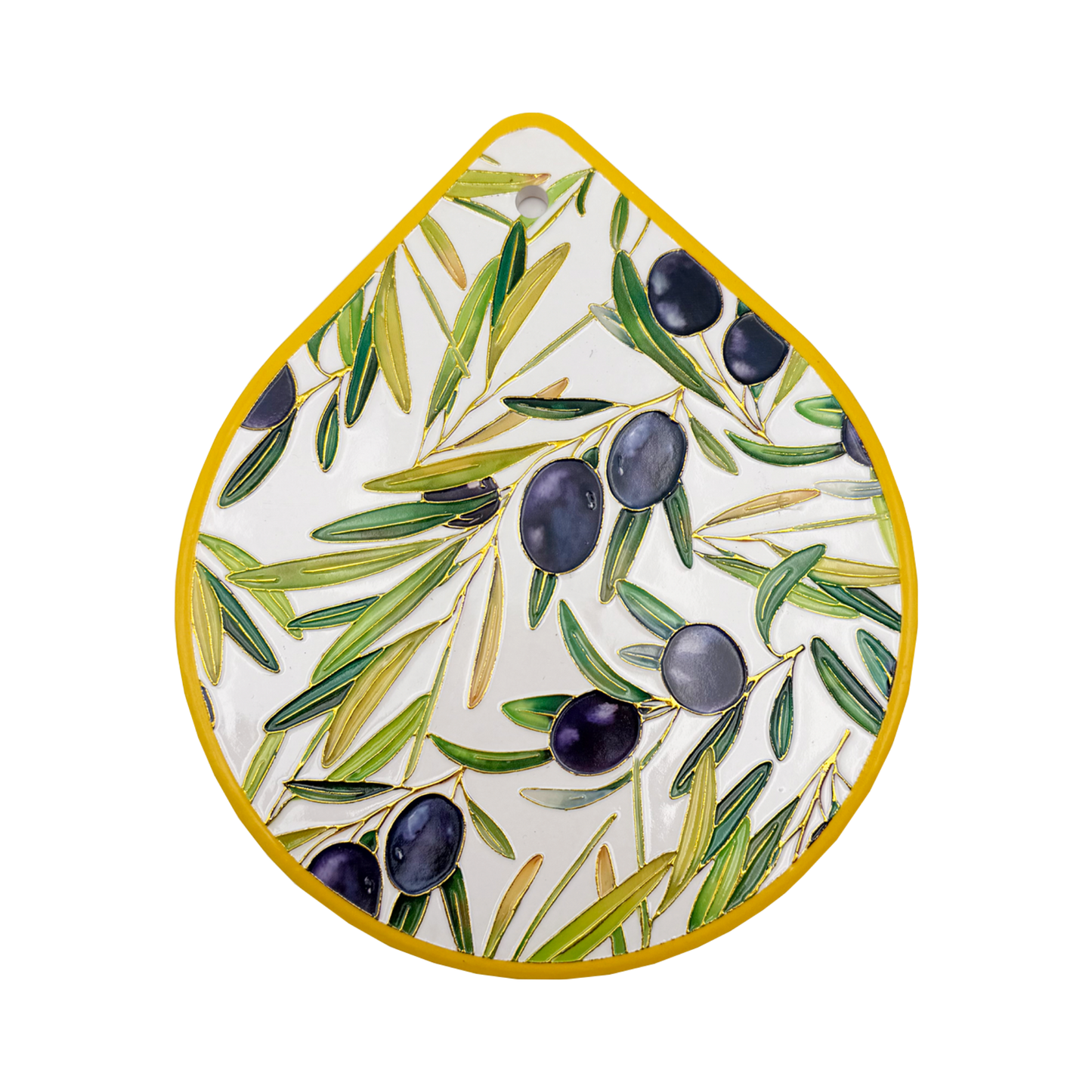 Sottopentola decorativo Oliva Mix - 17x20 cm - SF296