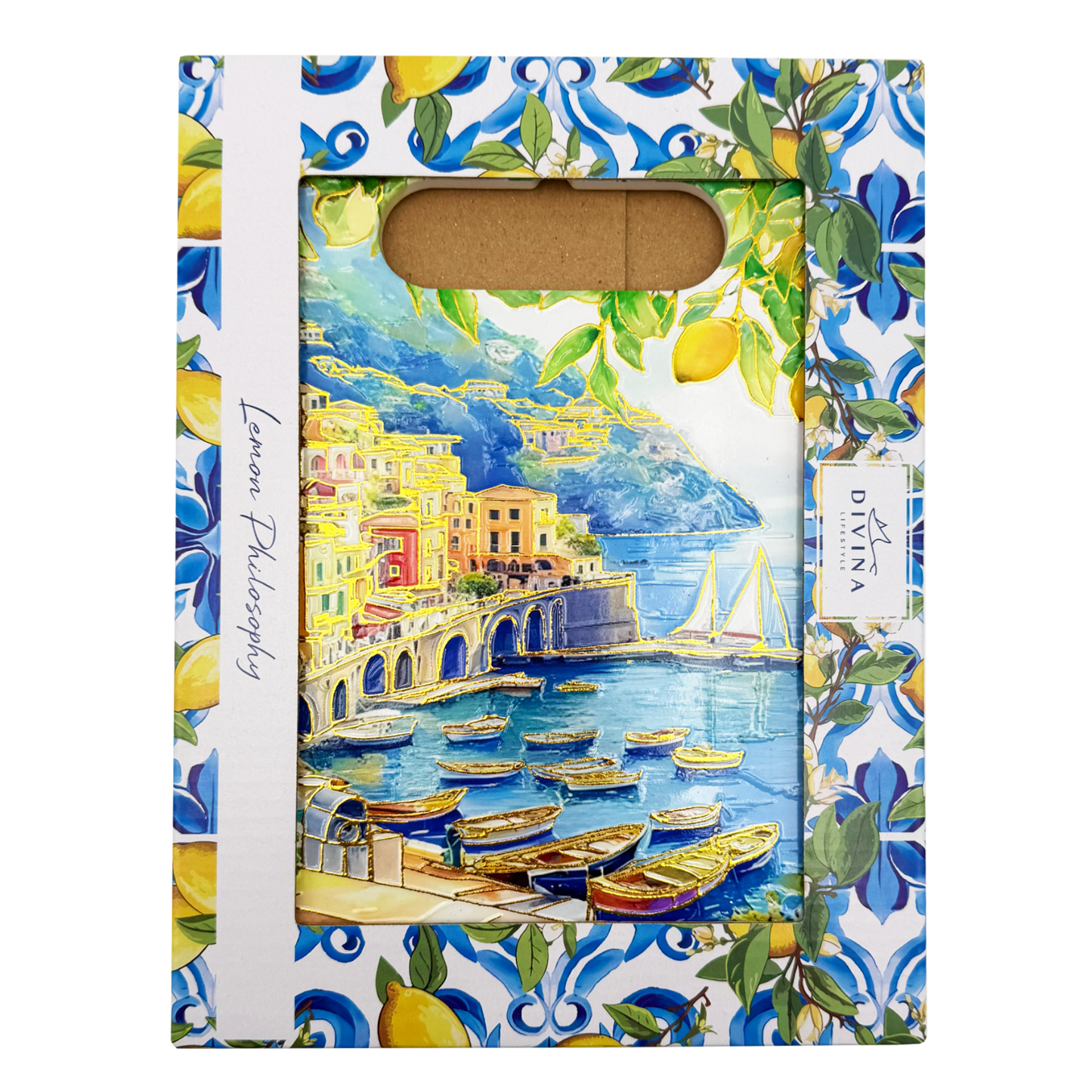 Sottopentola in ceramica Paesaggio Mix - 18x24 cm - SF297