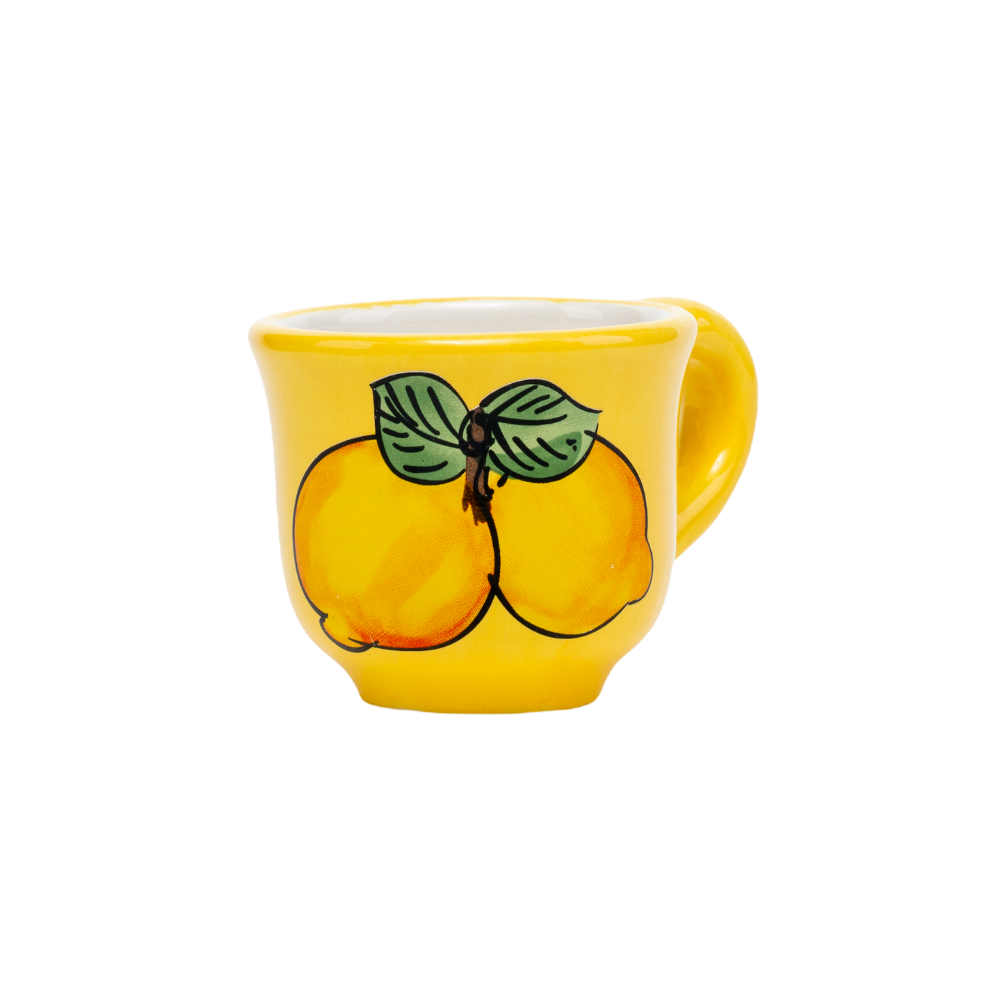 Tazzina espresso in ceramica con limoni - Diverse Colorazioni