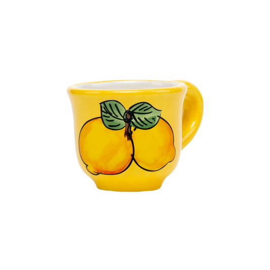 Tazzina espresso in ceramica con limoni - Diverse Colorazioni