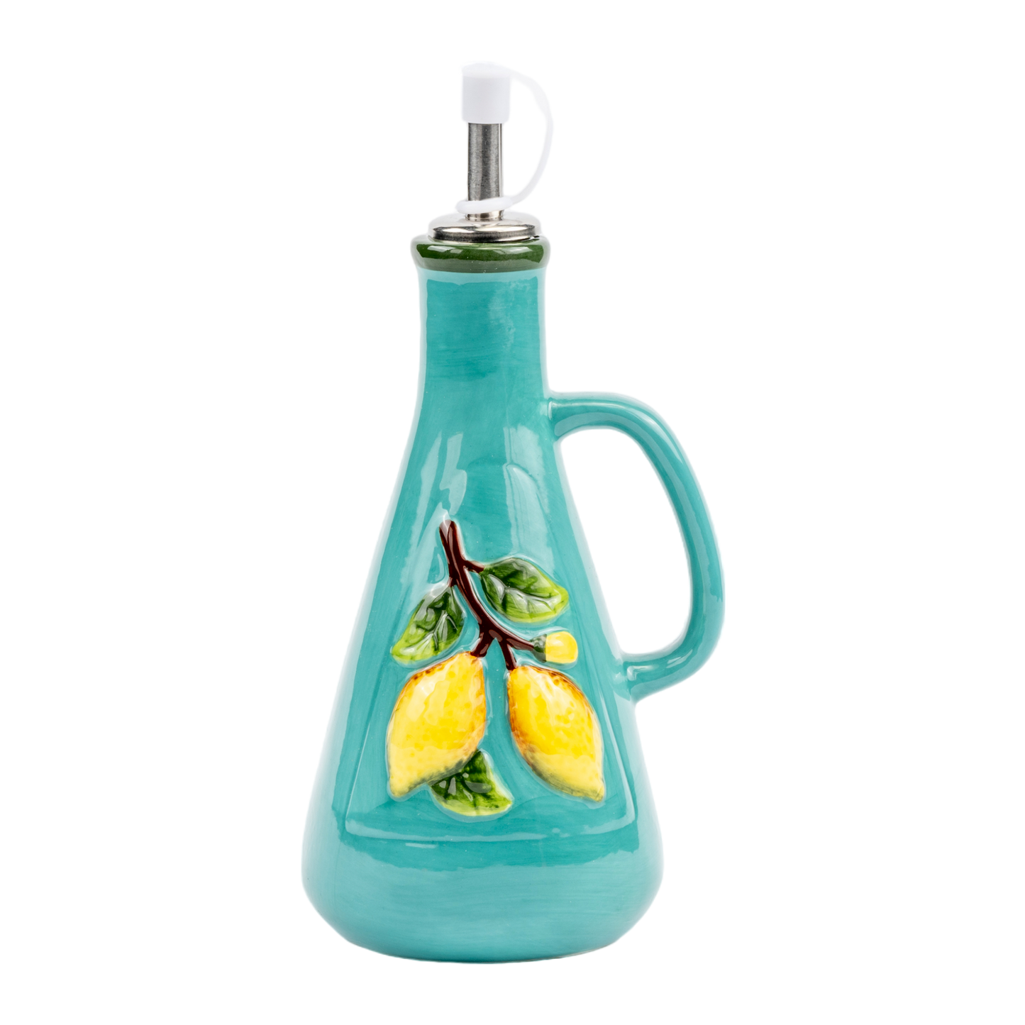 Oliera in ceramica colorata con limoni - Diversi colori