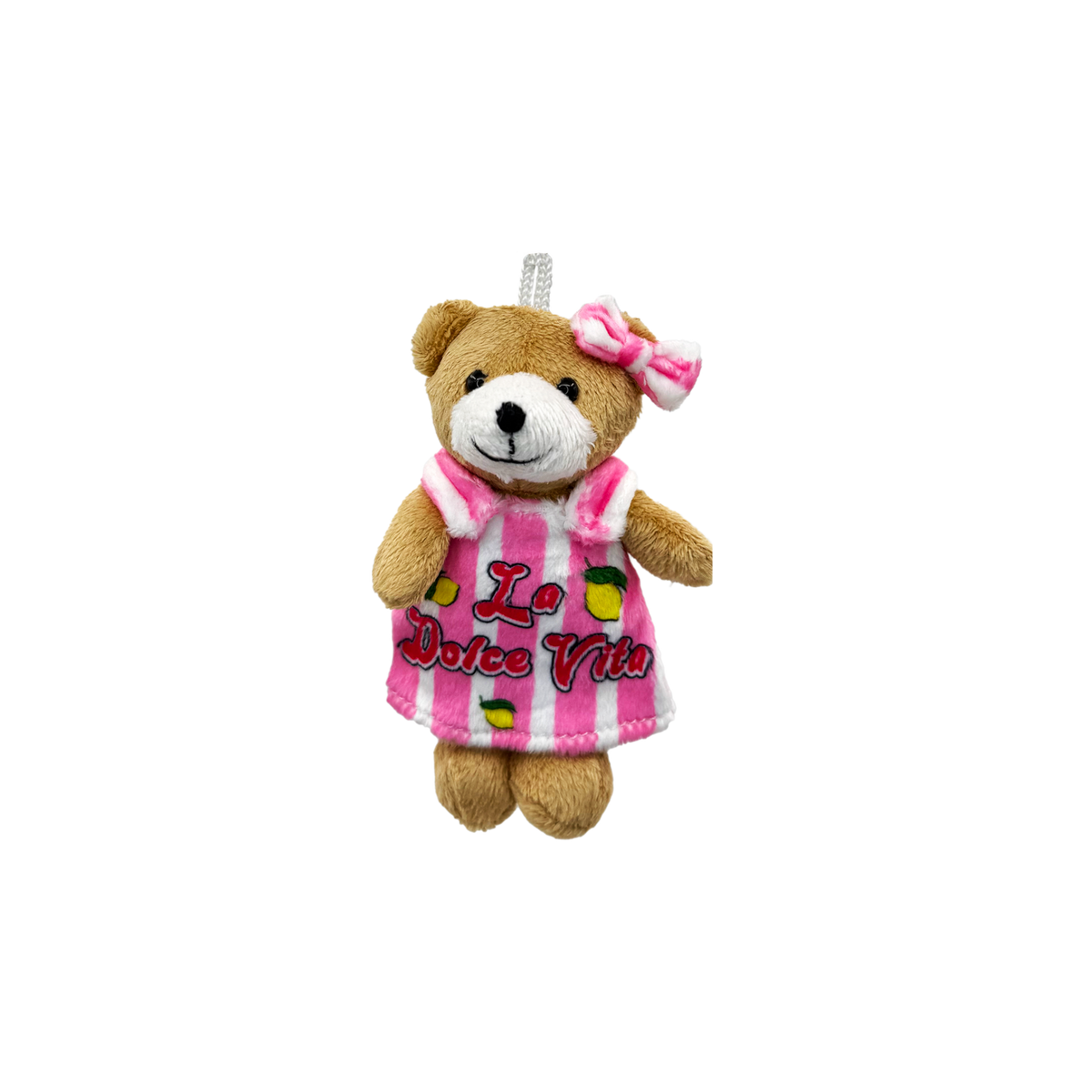 Mini Orsetto Peluche "La Dolce Vita" con limoni - cod. TOY18