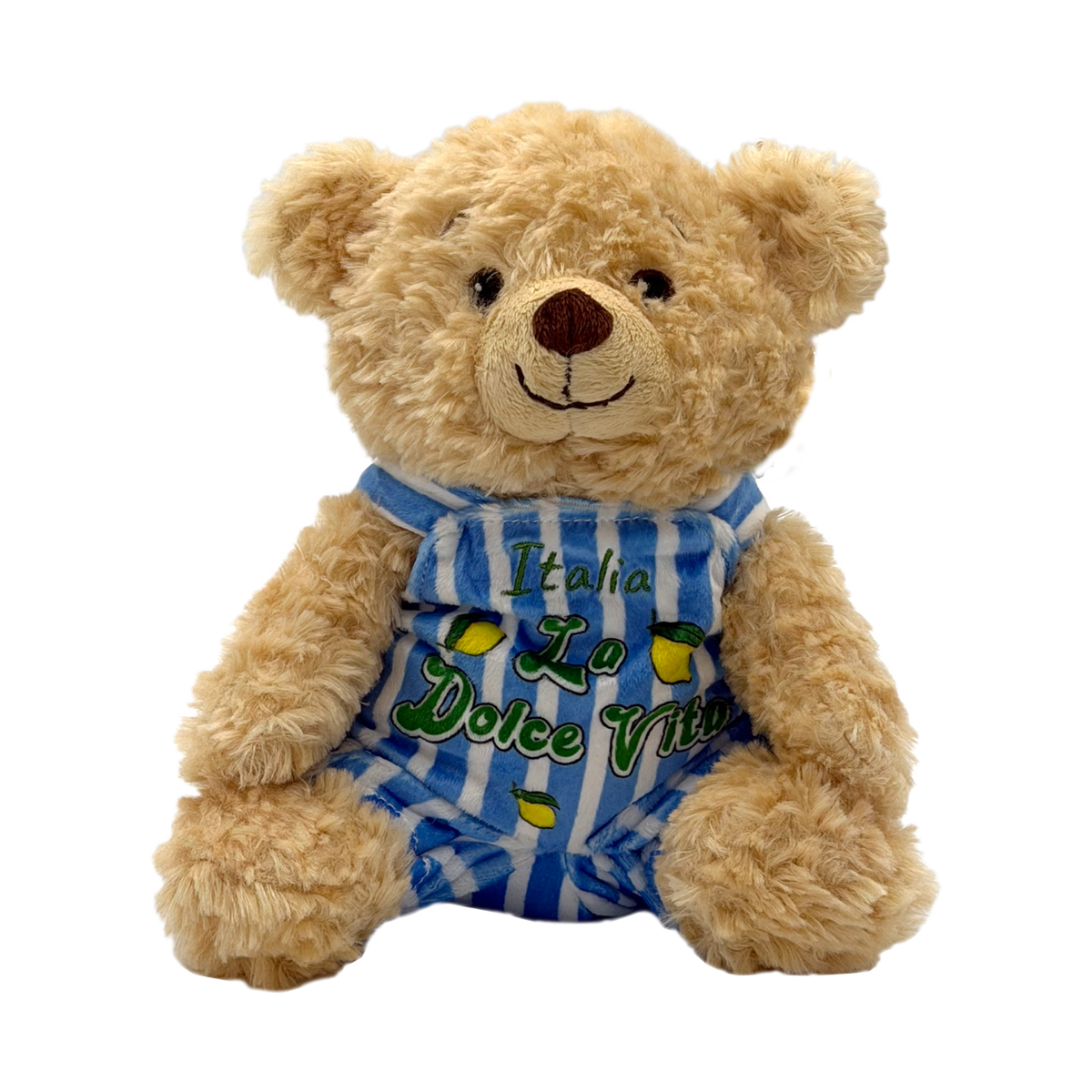 Orsetto Peluche con salopette La Dolce Vita - cod. TOY11