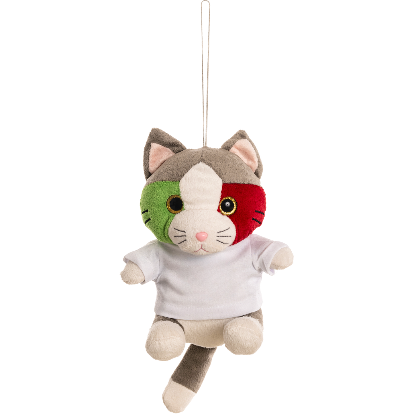 Peluche Gattino Tricolore con Maglietta - MILO - cod. TOY 3