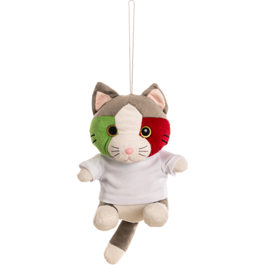 Peluche Gattino Tricolore con Maglietta - MILO - cod. TOY 3