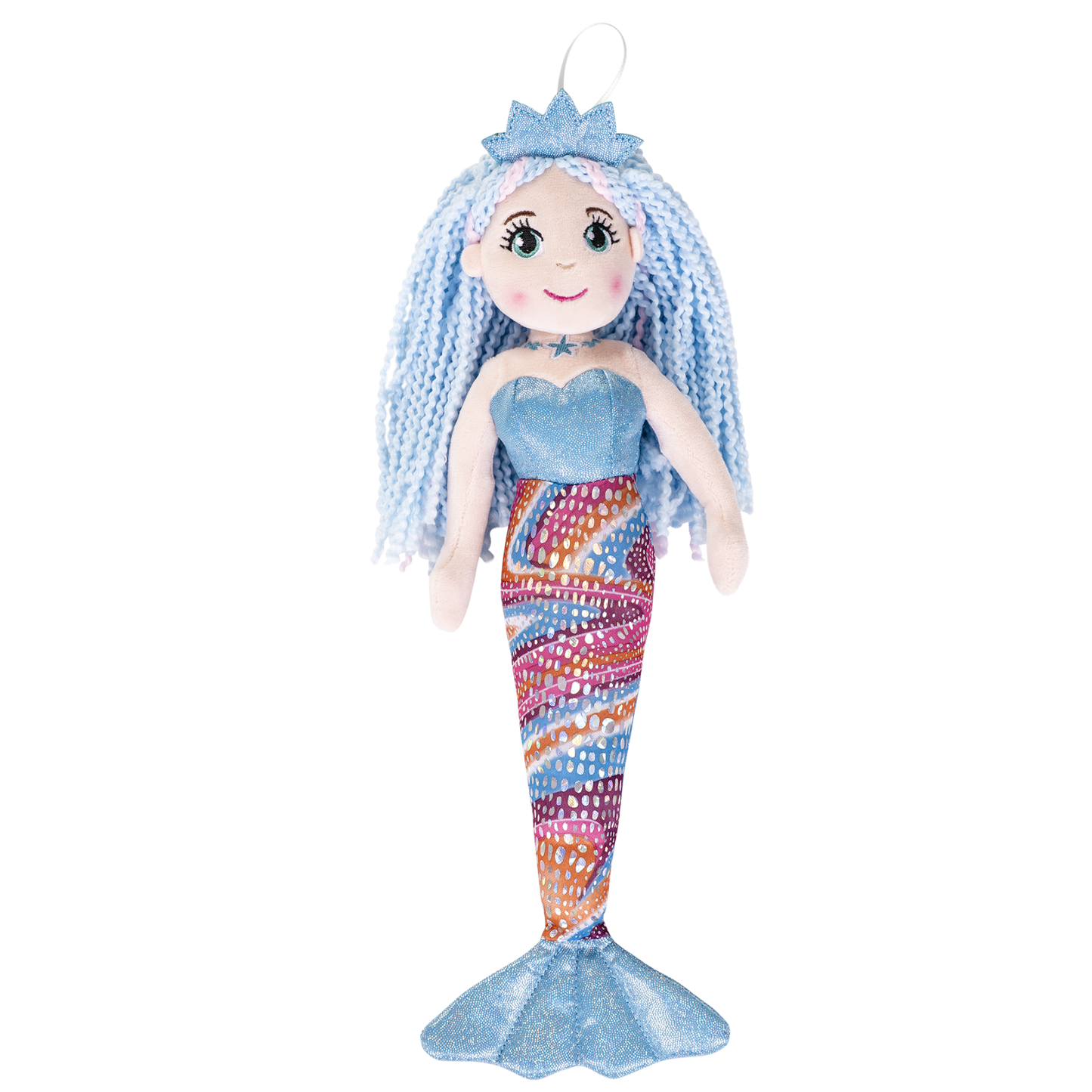 Peluche Sirenetta 35 cm con Dettagli Brillanti - MIRA - cod. TOY 6