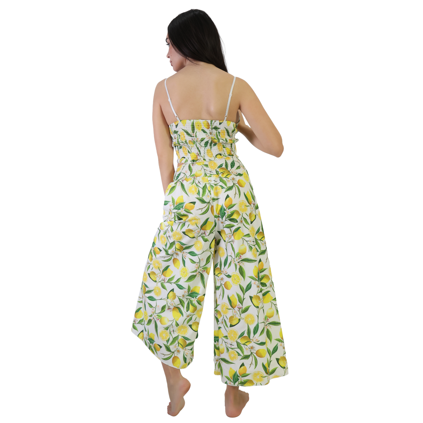Outfit donna top e pantalone in diverse fantasie top regolabile e pantalone - Top VEST189 + Pantalone VEST190
