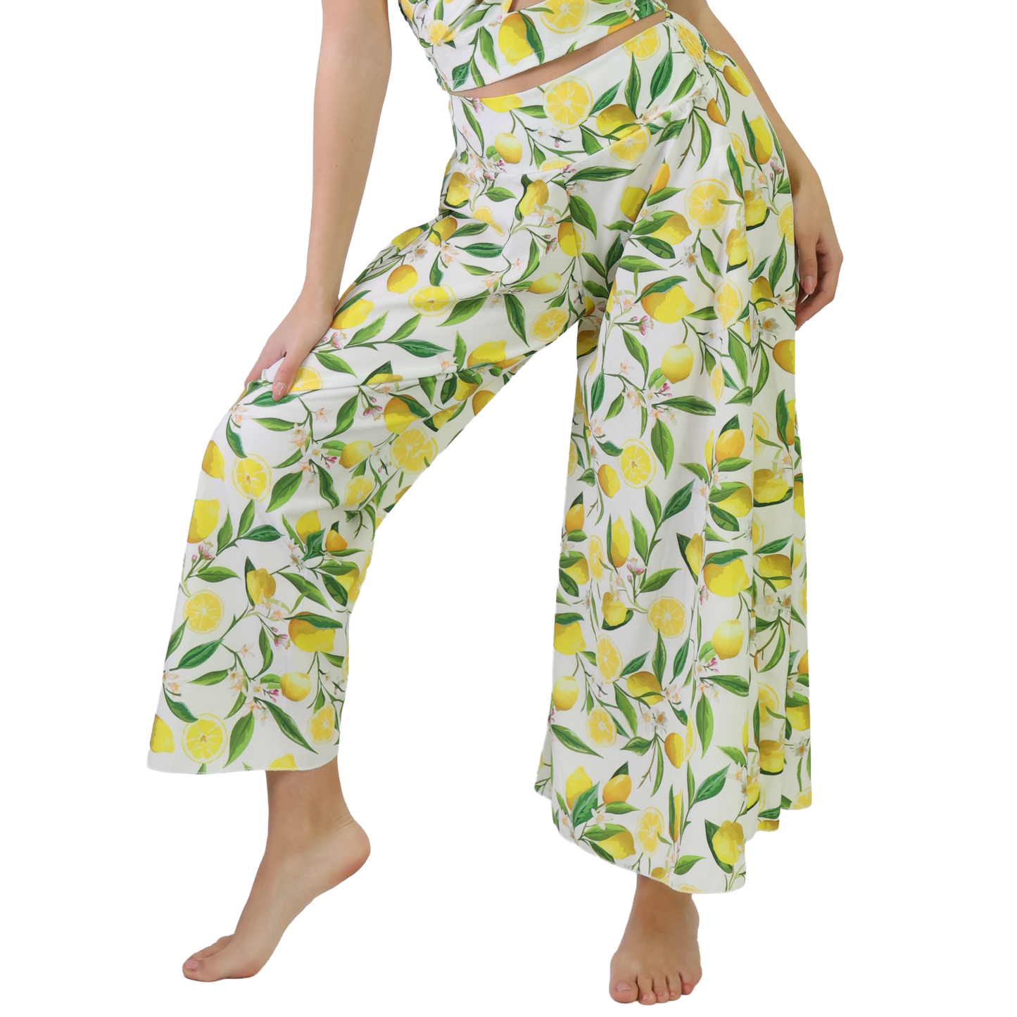 Outfit donna top e pantalone in diverse fantasie top regolabile e pantalone - Top VEST189 + Pantalone VEST190