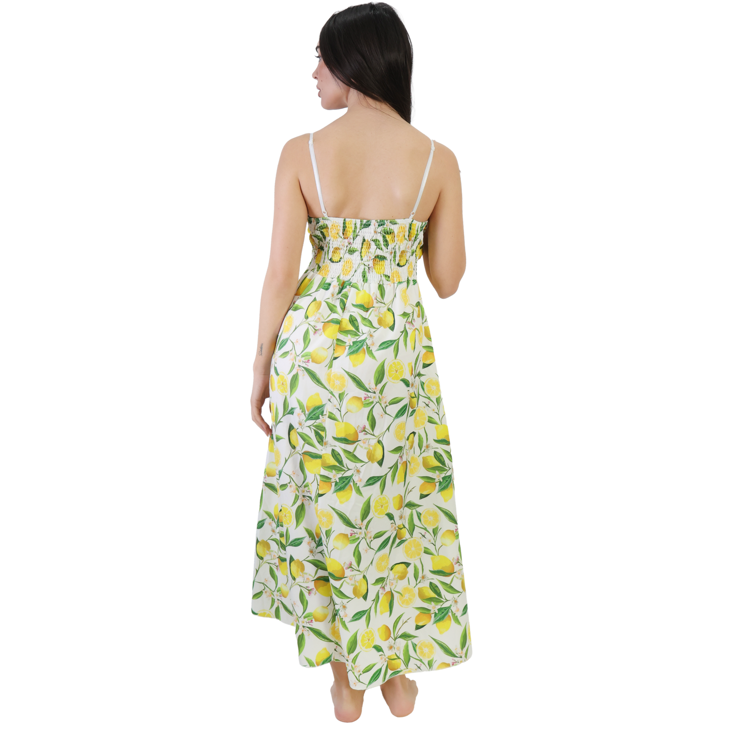 Vestito lungo donna con spalline sottili e regolabili - VEST192