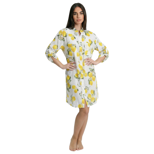 Chemisier donna con fantasia limoni - VEST197